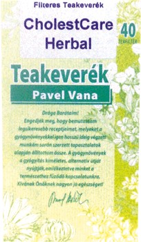 Pavel Vana teakeverék koleszterin csökkentő filteres 40db Pavel Vana teakeverék koleszterin csökkentő filteres 40db