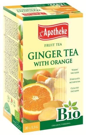 Apotheke tea gyömbéres narancs filteres 20db Apotheke tea gyömbéres narancs filteres 20db
