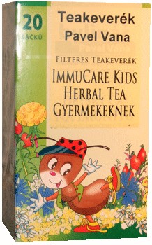 Pavel Vana teakeverék immucare kids herbal filteres 20db Pavel Vana teakeverék immucare kids herbal filteres 20db