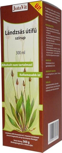 Jutavit lándzsás útifű szirup 300ml Jutavit lándzsás útifű szirup 300ml