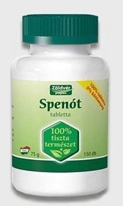 Zöldvér spenót 100% tabletta 150db Zöldvér spenót 100% tabletta 150db