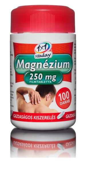 1x1 Vitaday filmtabletta magnézium 250mg 100db 1x1 Vitaday filmtabletta magnézium 250mg 100db