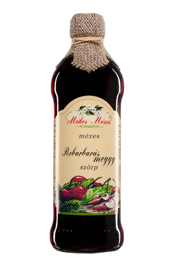 Méhes Mézes szörp rebarbarás meggyes 500ml Méhes Mézes szörp rebarbarás meggyes 500ml