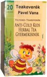 Pavel Vana teakeverék anti-cold herbal gyermekeknek filteres 20db Pavel Vana teakeverék anti-cold herbal gyermekeknek filteres 20db