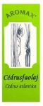 Aromax cédrus illóolaj 10ml Aromax cédrus illóolaj 10ml