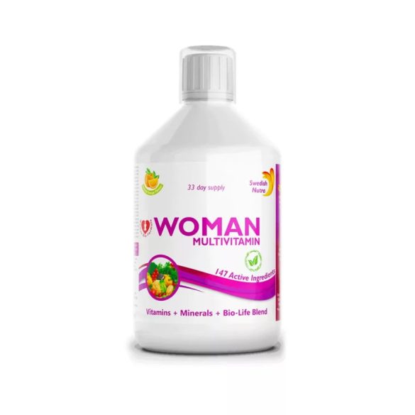Swedish Nutra WOMEN FOLYÉKONY MULTIVITAMIN NŐKNEK 500ml