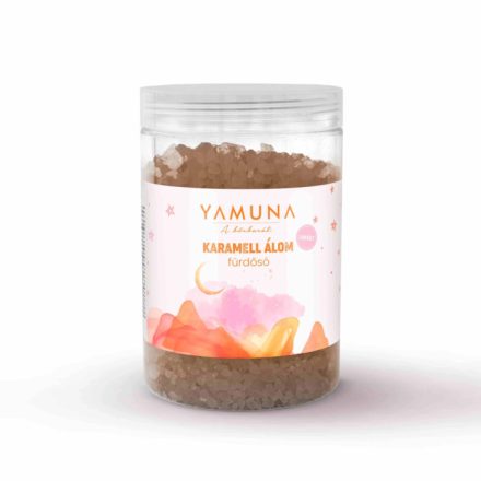 Yamuna tégelyes fürdősó Karamell álom 1000g