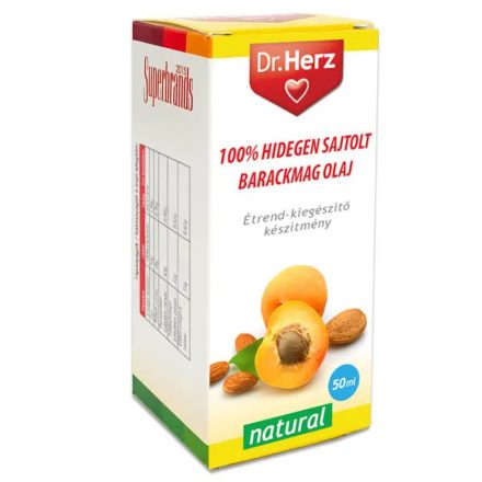 DR.HERZ BARACKMAG OLAJ 100% HIDEGEN SAJTOLT 50ML