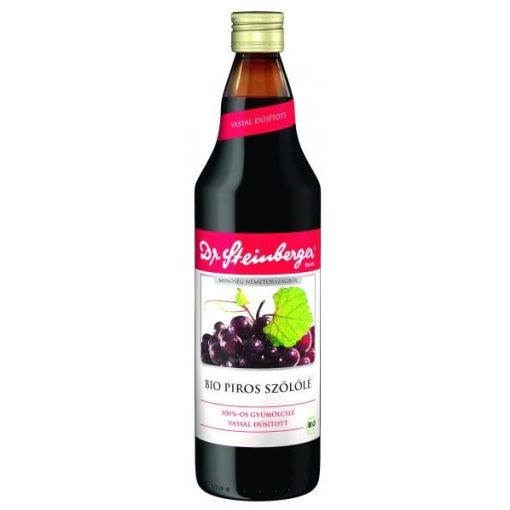 Dr. Steinberger Bio piros szőlőlé 750ml
