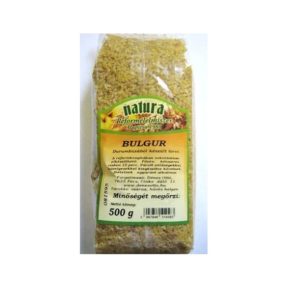 NATURA BULGUR ELŐFŐZÖTT 500G
