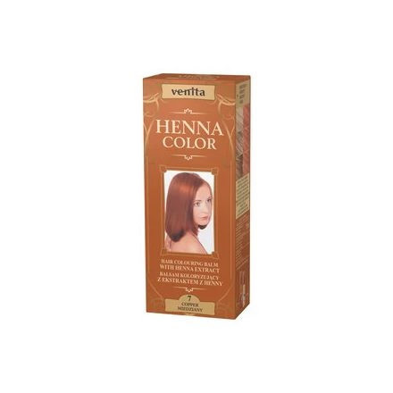 Henna Color hajfesték 7 rézvörös 75ml
