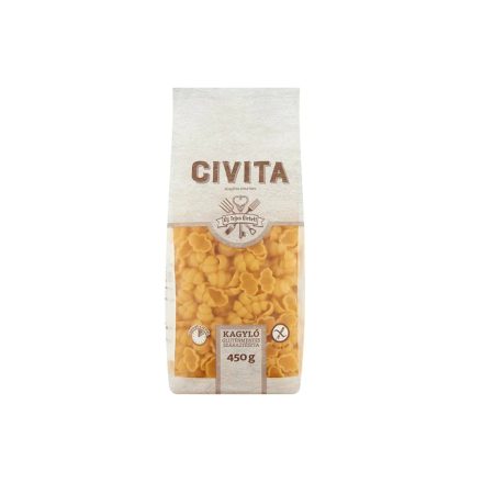 GLUTÉNMENTES CIVITA KAGYLÓ MAGASROSTTARTALMÚ TÉSZTA 450G