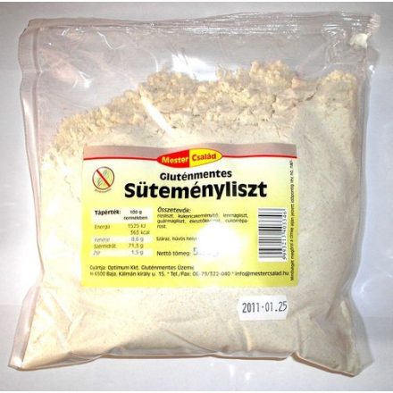 GLUTÉNMENTES MESTER CSALÁD SÜTEMÉNYLISZT 1000G