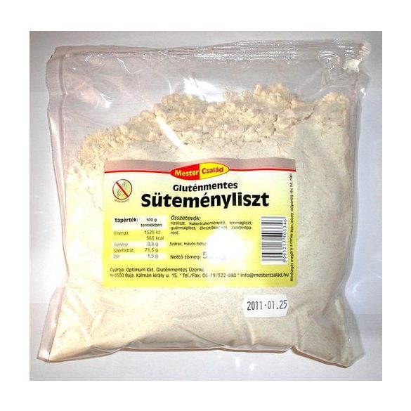 GLUTÉNMENTES MESTER CSALÁD SÜTEMÉNYLISZT 1000G