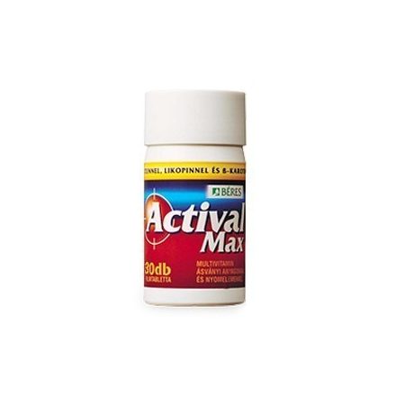 BÉRES ACTIVAL MAX FILMTABLETTA 30DB