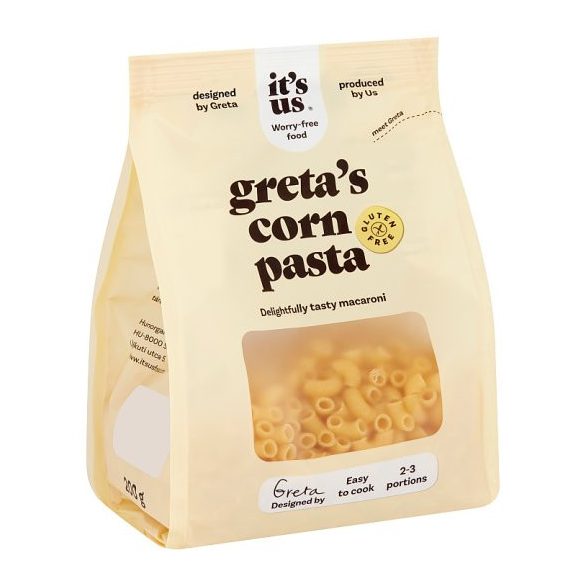 GLUTÉNMENTES ITS US GRETA KUKORICA TÉSZTA MAKARÓNI (SZARVACSKA) 200G