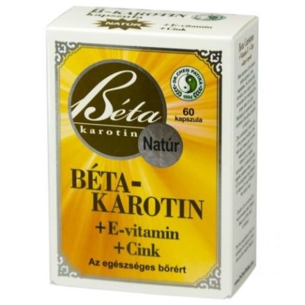 DR.CHEN BÉTA-KAROTIN + E-VITAMIN+CINK LÁGYZSELATIN KAPSZULA 60DB