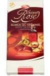 SWEET ROSE TÖLTÖTT RUMOS TEJCSOKI FRUKTÓZZAL 100G