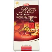 SWEET ROSE TÖLTÖTT RUMOS TEJCSOKI FRUKTÓZZAL 100G