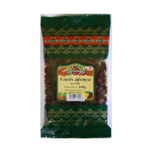 Naturfood Aszalt vörös áfonya 100g