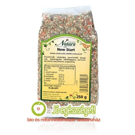 DÉNES-NATURA NEW START SÓTLAN ÉTELÍZESÍTŐ ZÖLDFŰSZERKEVERÉK 250G