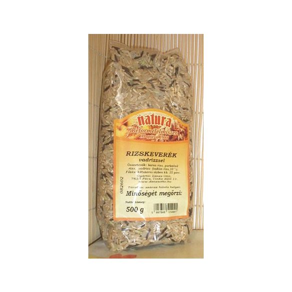 NATURA RIZSKEVERÉK VADRIZZSEL 500G