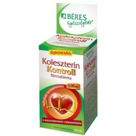 BÉRES KOLESZTERIN KONTROLL FILMTABLETTA 60DB