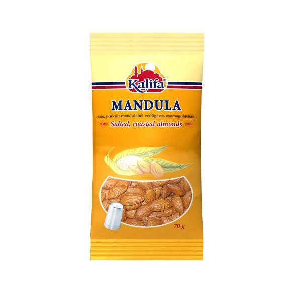 Kalifa mandula pörkölt sós 70g
