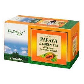 Dr.tea papaya+zöldtea filteres 20db