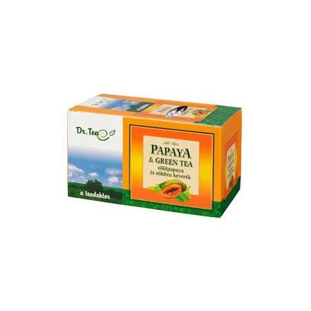 Dr.tea papaya+zöldtea filteres 20db