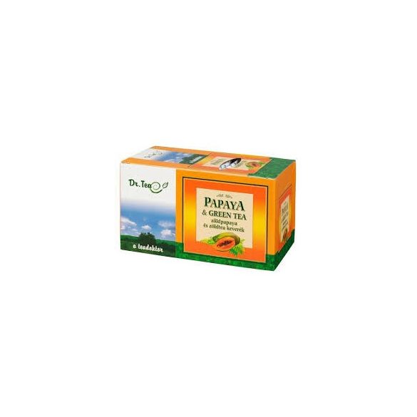 Dr.tea papaya+zöldtea filteres 20db