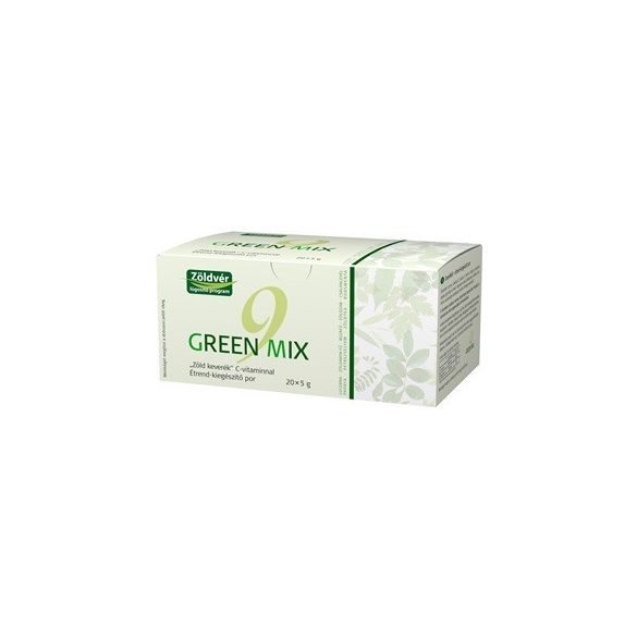 Zöldvér green mix 9 zöld keverék + c-vitamin por 100g