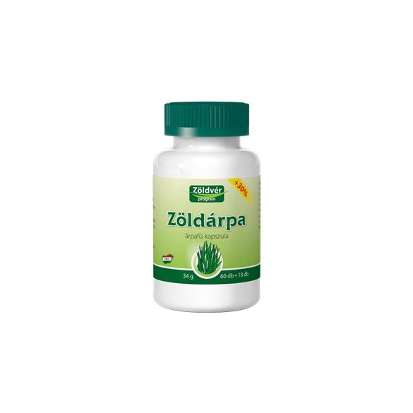 Zöldvér zöldárpa kapszula 78db