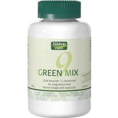   Zöldvér green mix 9 + c-vitamin + magnézium kapszula 110db