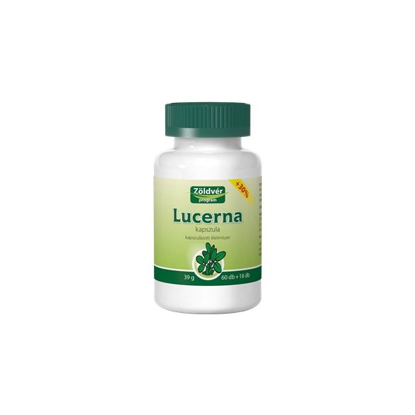 Zöldvér lucerna kapszula 78db