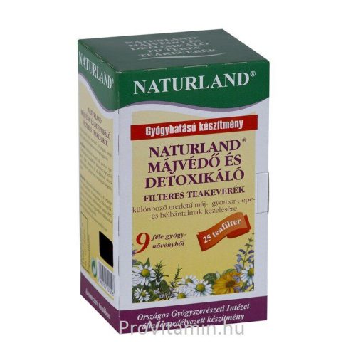Naturland Májvédő filteres tea 25x1,5g