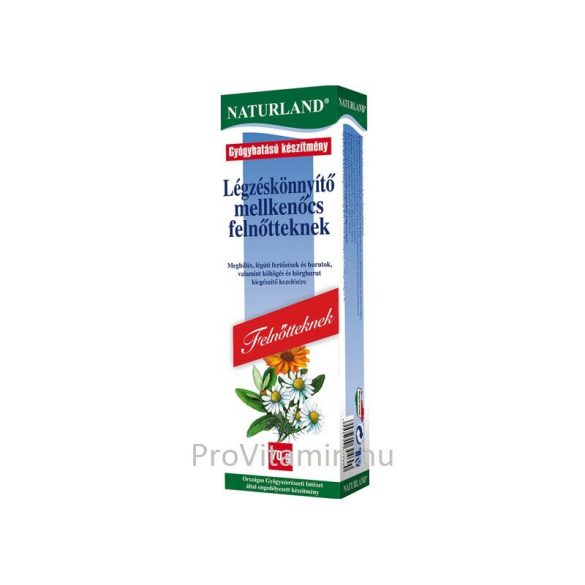 Naturland Légzéskönnyítő Mellkenőcs Felnőtteknek 70g