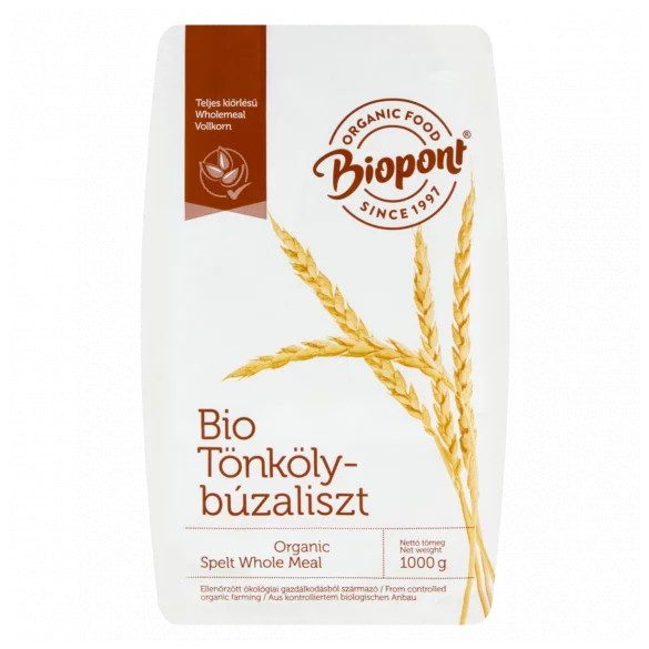 BIO BIOPONT TELJES KIŐRLÉSŰ BÚZALISZT 1000G