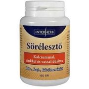 INTERHERB SÖRÉLESZTŐ KALCIUMMAL TABLETTA 150DB