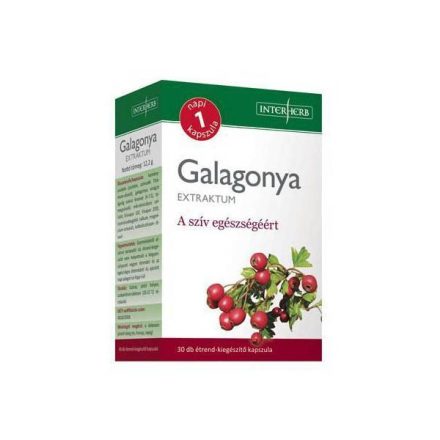 INTERHERB NAPI 1 GALAGONYA EXTRAKTUM KAPSZULA 30DB