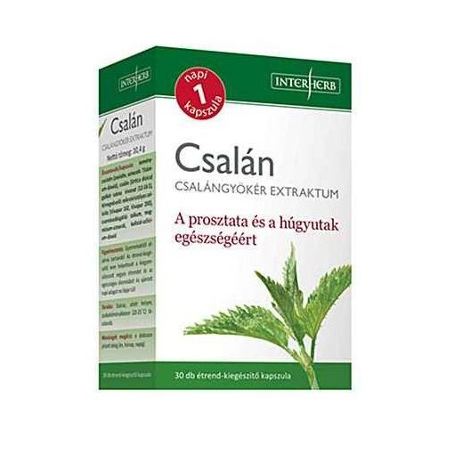 INTERHERB NAPI 1 CSALÁNGYÖKÉR EXTRAKTUM KAPSZULA 30DB