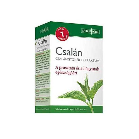 INTERHERB NAPI 1 CSALÁNGYÖKÉR EXTRAKTUM KAPSZULA 30DB