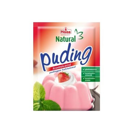 GLUTÉNMENTES HAAS NATURAL PUDINGPOR SZAMÓCÁS 40G