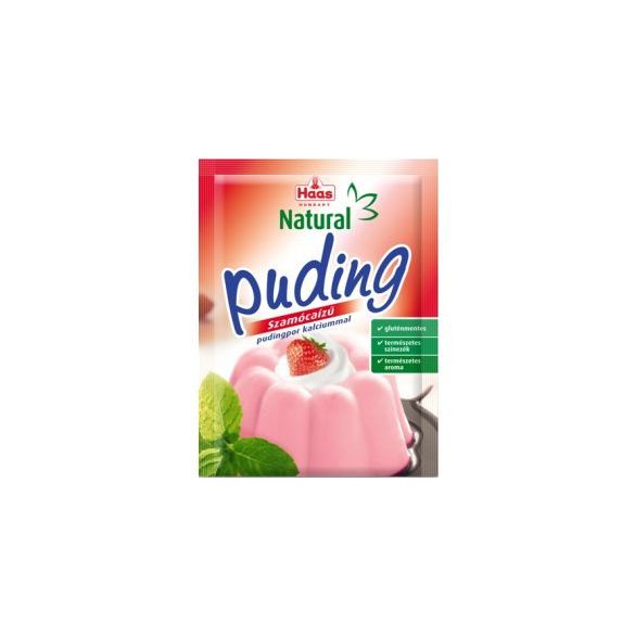 GLUTÉNMENTES HAAS NATURAL PUDINGPOR SZAMÓCÁS 40G