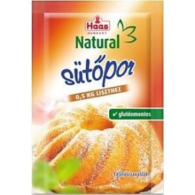 GLUTÉNMENTES HAAS NATURAL SÜTŐPOR 12G