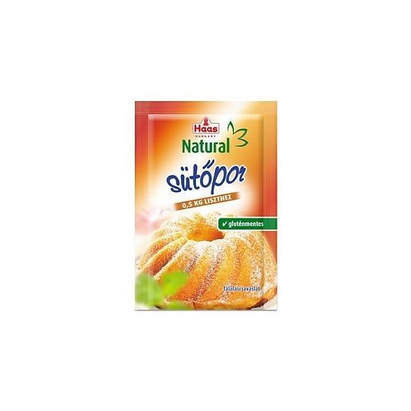 GLUTÉNMENTES HAAS NATURAL SÜTŐPOR 12G