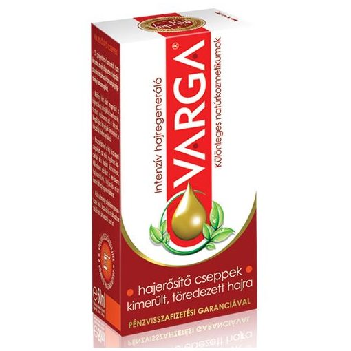 Varga cseppek Hajerősítő kimerült, töredezett hajra 50ml