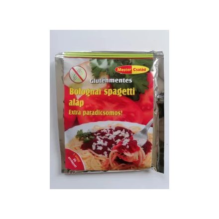 GLUTÉNMENTES MESTER CSALÁD ALAP BOLOGNAI SPAGETTI 50G