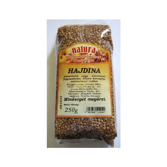 NATURA HAJDINA ENYHÉN PIRÍTOTT 250G