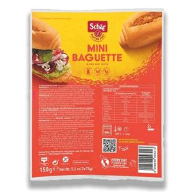 GLUTÉNMENTES SCHAR MINI BAGETT DUO 150G